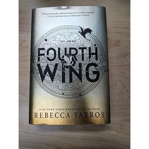 Fourth Wing by Rebecca Yarros Hardcover First Edition Fantasy Red Tower Book